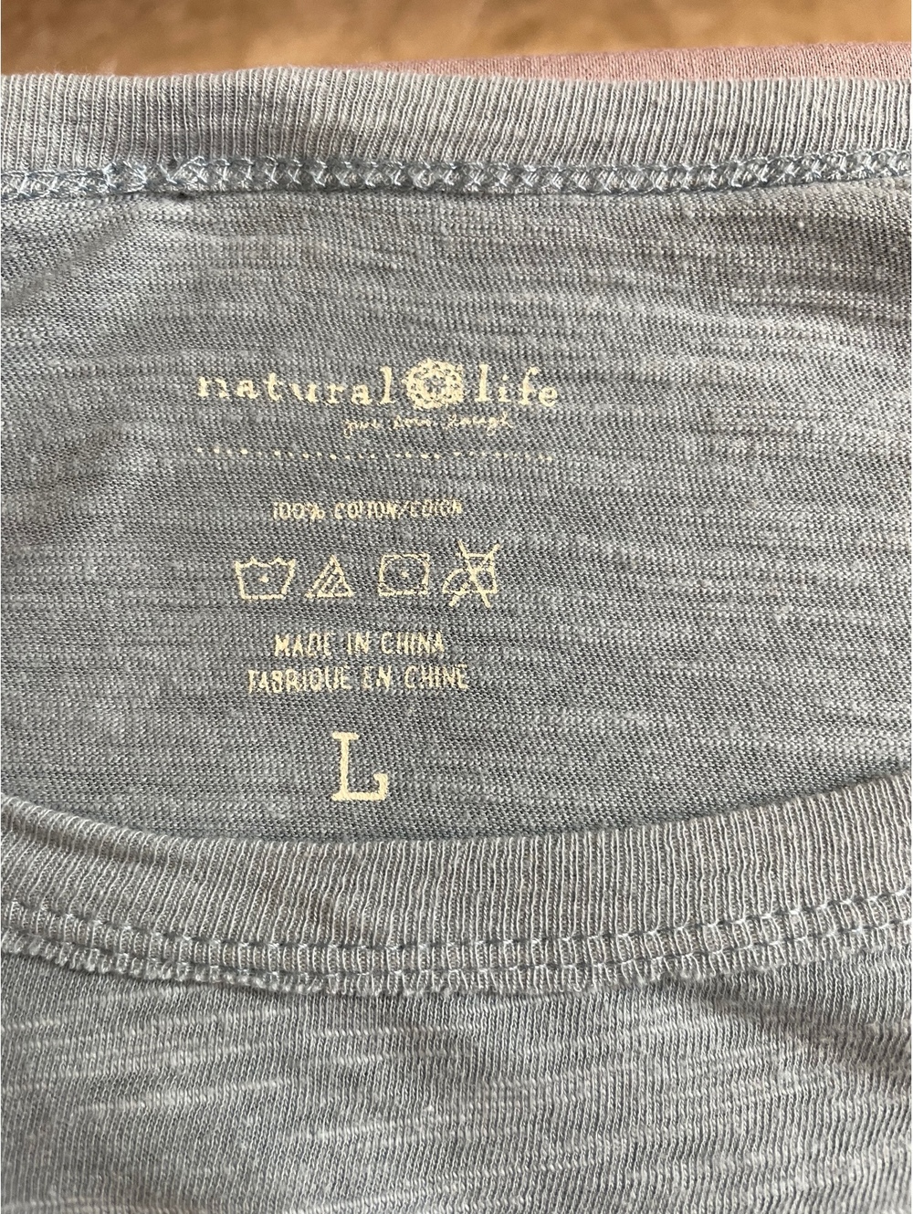 Natural Life oversized cotton doodle T-shirt large - Picture 7 of 8